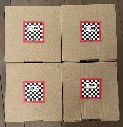 Rare Jeu d’échecs Tintin Pixi – N°20 / 1000 – Pièce de Tête