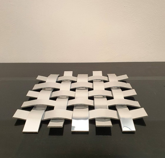 Image 1 of Miroir en aluminium tissé