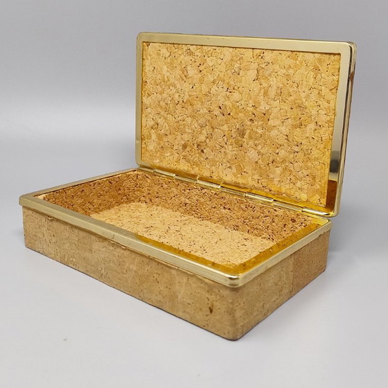 1970s Astonishing Box Crafted From Sardinian Cork. Made in Italy – Decorative Objects (photo 9 of 10)