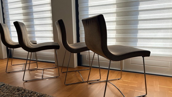 Image 1 of 4x Ligne Roset Dining Chair Model Sala