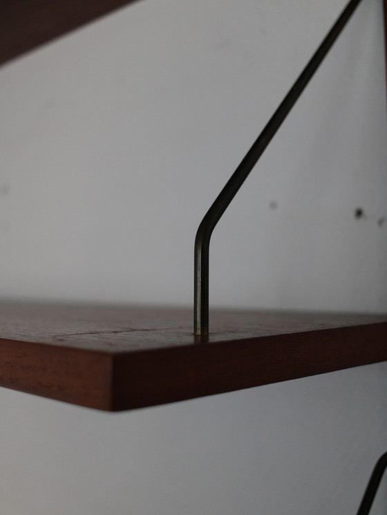 Image 1 of Sistema di pareti modulari danesi vintage in teak