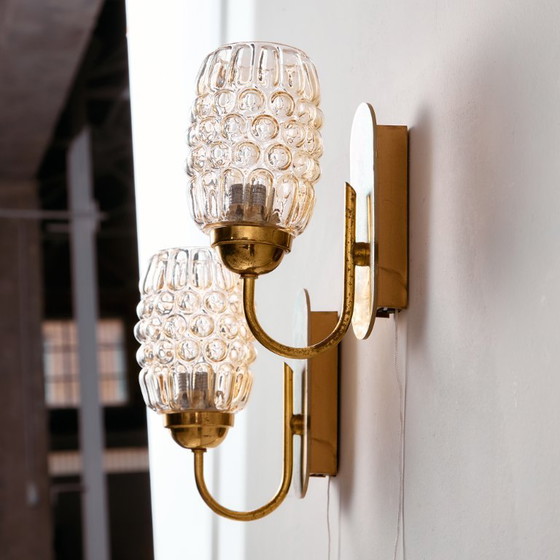 Lámpara de pared de cristal MK10821 de Helena Tynell para Limburg, juego de 2 – Glashütte Limburg, Apliques (photo 4 of 18)