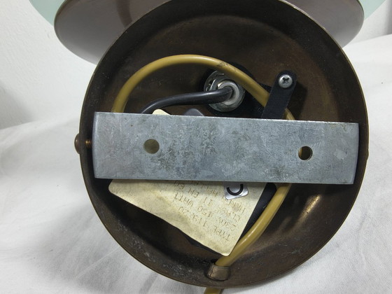 Image 1 of Vintage Herda Holland wandlamp – jaren 70 –brons met matglas