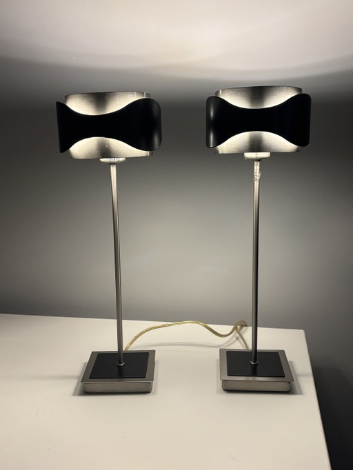Set of 2 Vintage EGLO "Catwalk" Table Lamps – Postmodern Design (80s/90s)