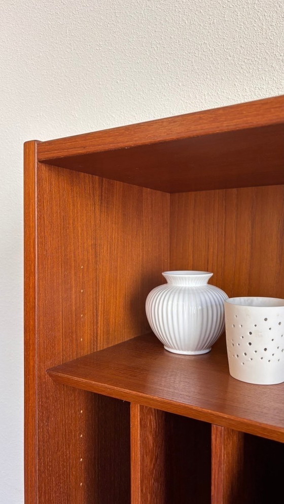 Image 1 of Vintage bookcase LP compartments