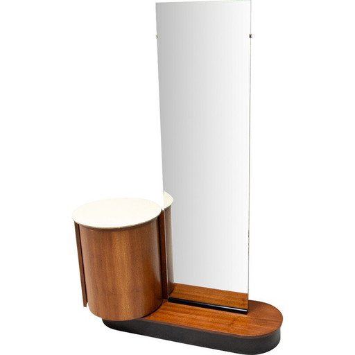 Vintage Art Deco mahonie kaptafel door Jindřich Halabala voor Up Závody, Tsjecho-Slowakije 1930