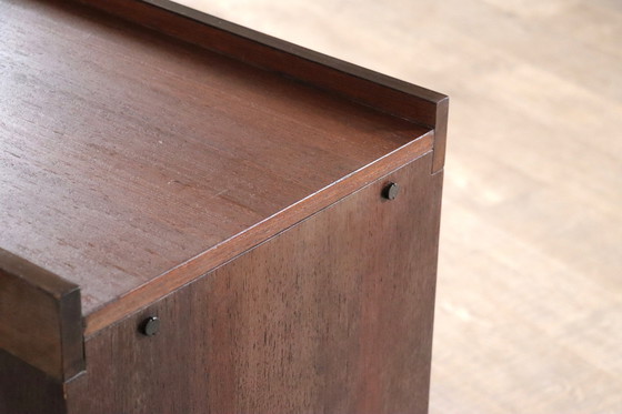 Image 1 of Leonardo Fiori voor ISA Bergamo Dressoir in Wengé en zeegras 1950