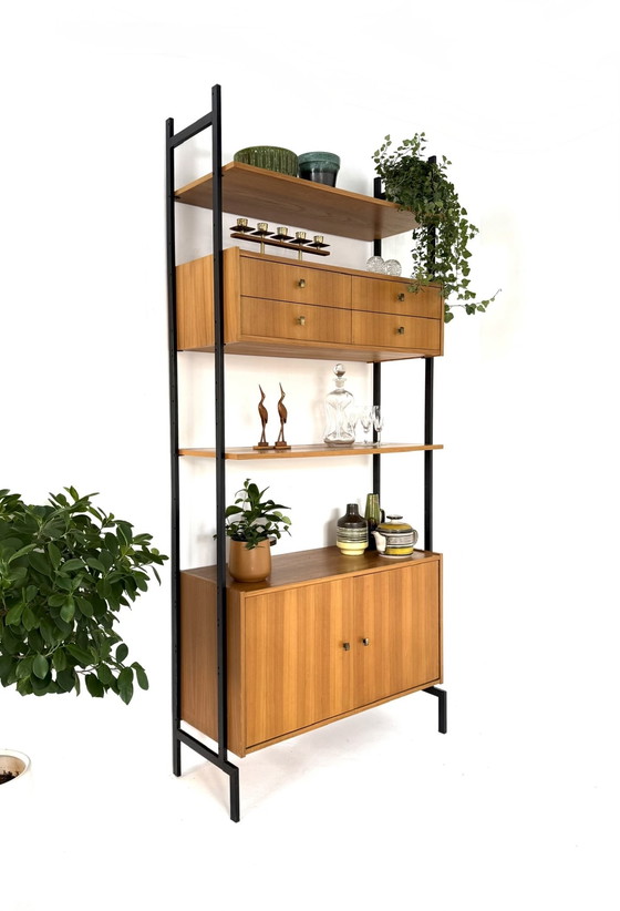 Image 1 of Parete attrezzata modulare autoportante vintage anni '60