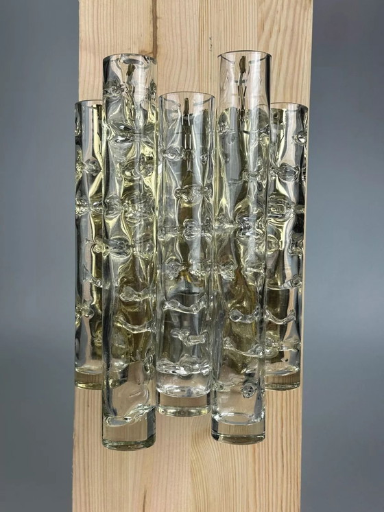 Image 1 of 60's 70's Applique Doria Leuchten Germany Wall Sconce Space Age Design