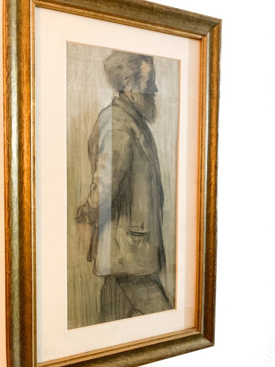 Homme de profil par Rocco Lentini, Peintures et dessins (photo 3 sur 4)