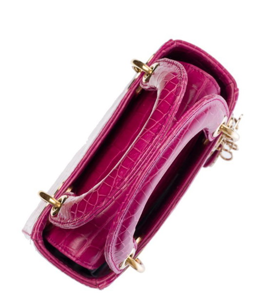 Image 1 of Sac DIOR Lady Dior en Crocodile Rose - 103491