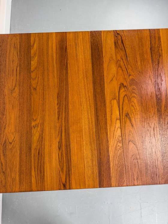 Image 1 of Extendable Solid Teak Dining Table by Glostrup, 1970s