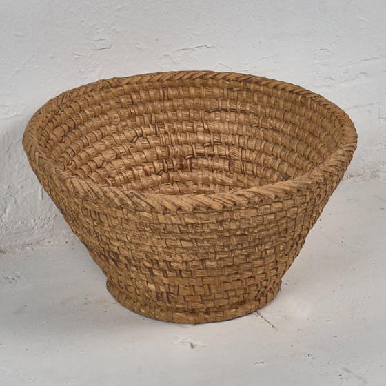Panier en osier ancien (c.1930) #1, Objets déco, Marron (photo 10 sur 12)