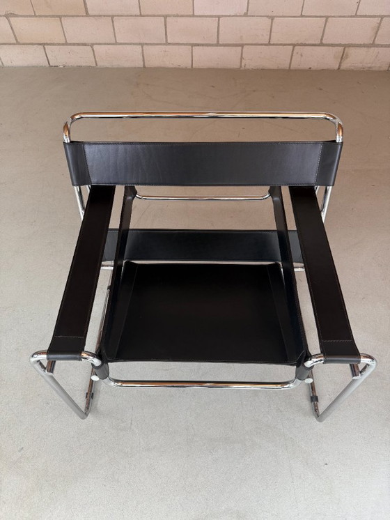 Image 1 of Vintage Wassily Stuhl von Marcel Breuer
