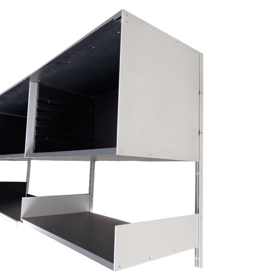 Image 1 of Étagère murale Dieter Rams 606, buffet noir Vitsoe, design Bauhaus