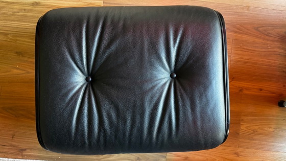 Vitra Charles Eames Lounge Chair + Ottoman Nero Black Ash – Poltrone, Leather, Metal (photo 5 of 15)