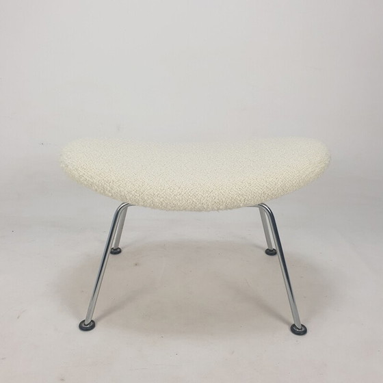 Image 1 of Fauteuil et ottoman vintage par Pierre Paulin pour Artifort, 1980