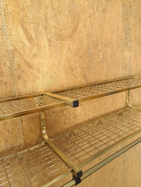 Image 1 of Porte-manteau XL Habo de Suède, couleur or avec crochets, n° 13