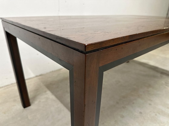 Image 1 of Table design en chêne massif - un héritage bien entretenu