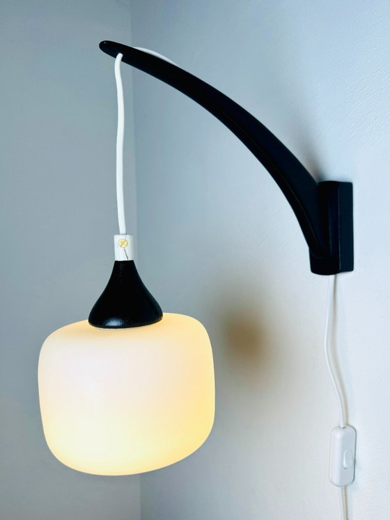 Image 1 of Ensemble d'appliques à un bras par Uno & Östen Kristiansson pour Luxus, Suède, 1960