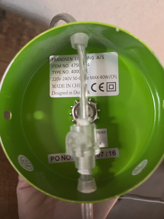 Image 1 of Lampada da parete Frandsen Ball verde - Classico danese di Benny Frandsen