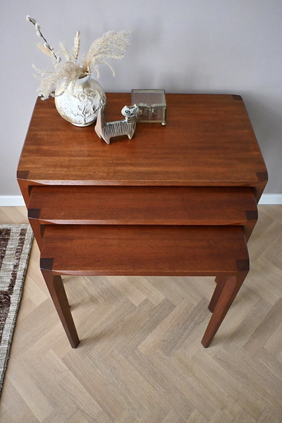Mid-Century Designklassiker: Rex Raab Mimiset für Wilhelm Renz, 1960er Jahre – Beistelltische, Wood (photo 2 of 15)