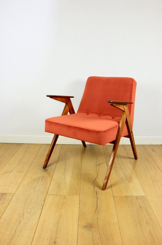 Image 1 of Poltrona Bunny, anni '70, color mattone, design J. Chierowski