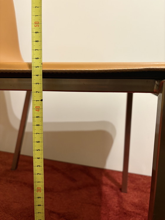 Image 1 of 4 x Pedrali Kuadra 1291 leer + staal