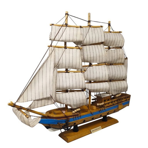1970 Verbazingwekkend modelschip HMS Endeavour. Met de hand gemaakt. Gemaakt in Engeland
