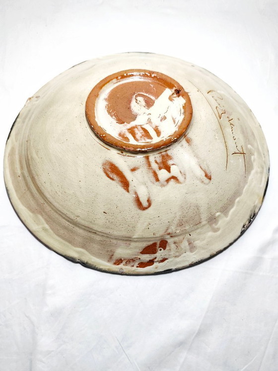 Image 1 of "Puigdemont" ceramic plate. Spain, 1970s.