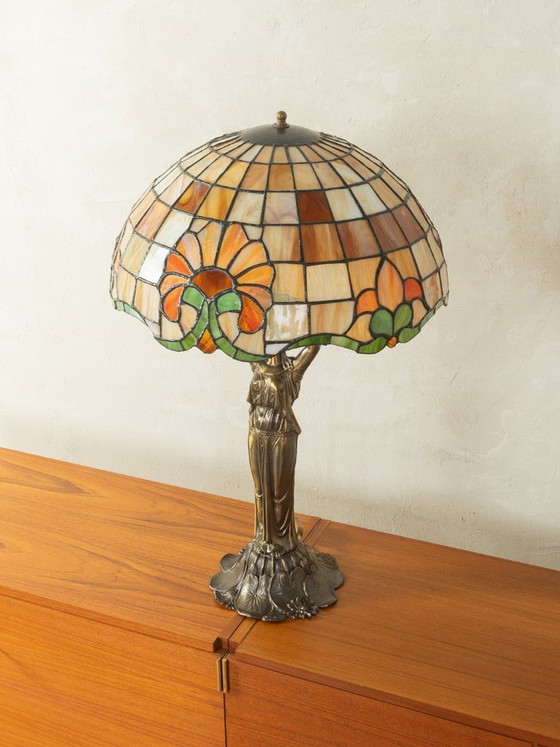 Image 1 of Art Nouveau Tiffany tafellamp