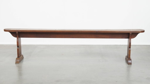 Antique hall bench / bench from France for the dining table