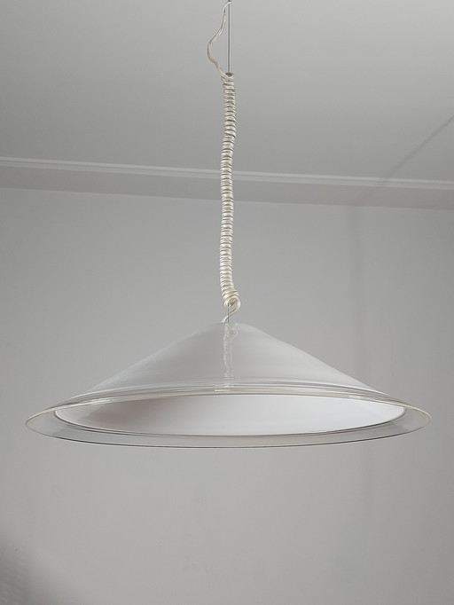 Vintage Mid Century Leucos Designer Deckenlampe Pendelleuchte Italien 