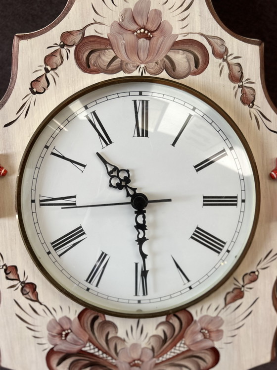 Original Schwedische Wanduhr - Grannas Olsson – Uhren, Wood (photo 3 of 9)