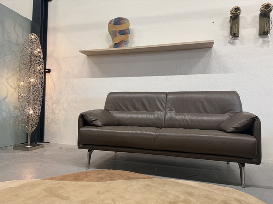 Image 1 of 2 Divano Leolux Bora Balanza 2,5 Posti Senso Noce