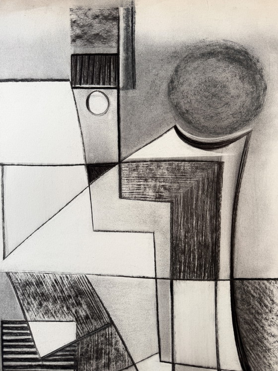 Image 1 of Silvin BRONKART “Seated Man” major work from 1955