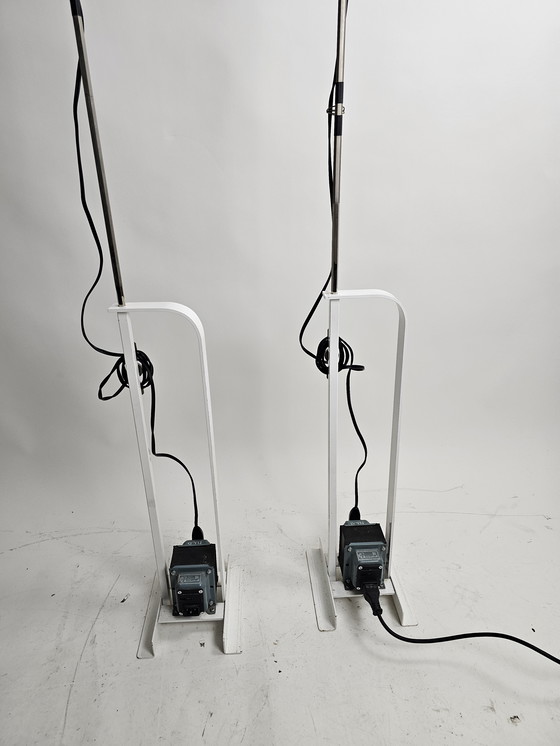 Image 1 of Set aus 2 Toio-Stehlampen, alte Originalversion, Flos