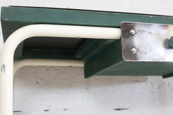 Image 1 of Konsole Stahlrohrplatte Glasplatte Schwarz