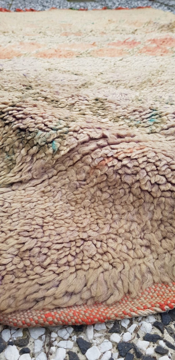 Image 1 of Alfombra bereber de lana anudada a mano, 200 x 103 cm