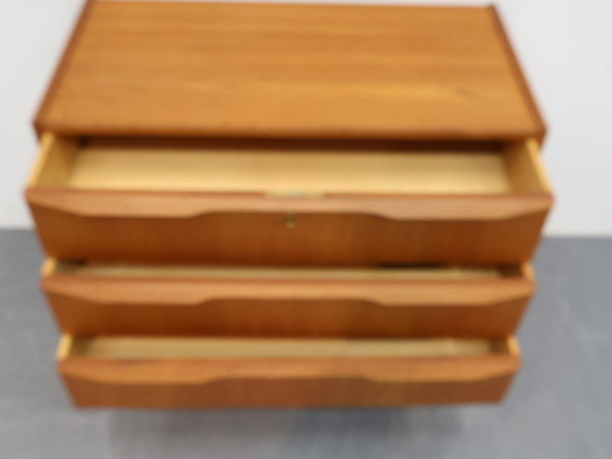 Image 1 of Deense ladekast Teak 3 lades vintage 