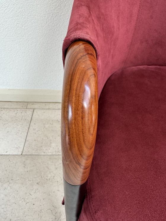 Image 1 of Ensemble de 6 fauteuils italiens Giorgetti, années 1980