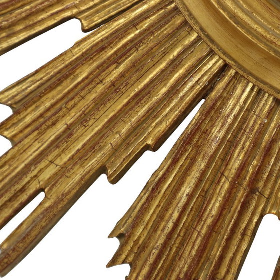 Image 1 of Espejo solar Deknudt Sunburst con detalles en pan de oro