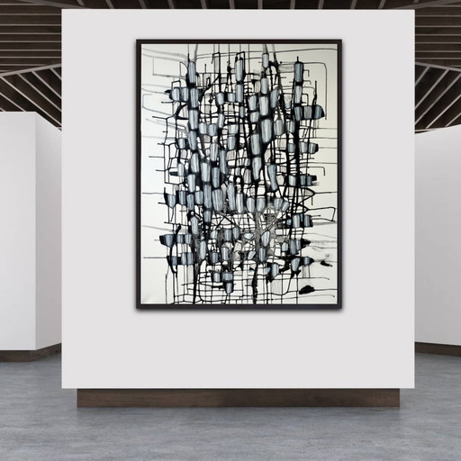Natia Antadze Composition abstraite XXL