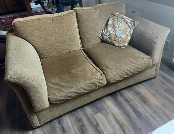Image 1 of Zweisitzer-Sofa mit Hocker