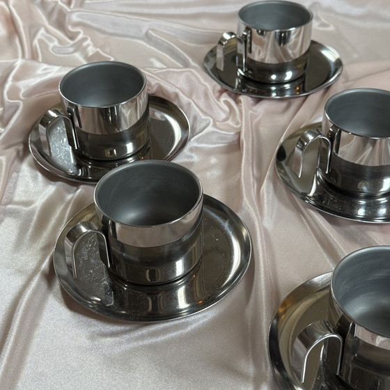 Image 1 of 6-delige Guido Bergna espressokop- en schotelset 