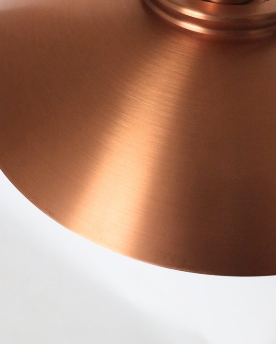 Vintage Danish Copper Pendant Lamp Formlight – Fog & Mørup, Metal (photo 7 of 14)