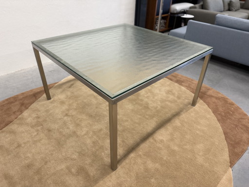 Metaform S16 Table à manger en verre 130x130