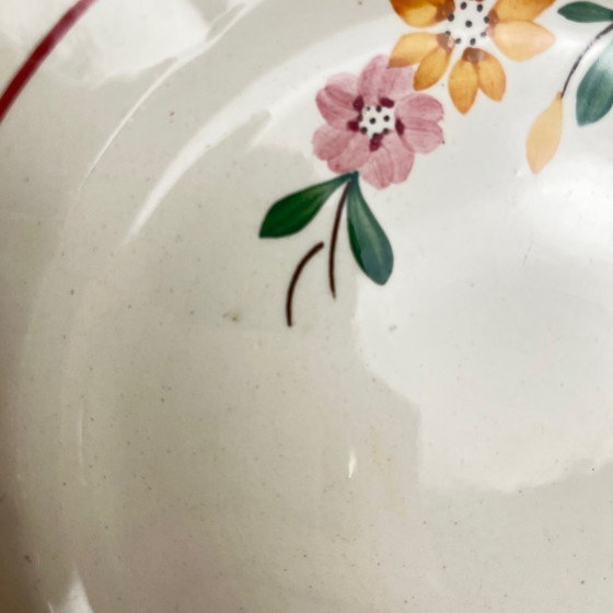 Image 1 of 6 Sarreguemines "Bitche" dessert plates, late 19th - early 20th century