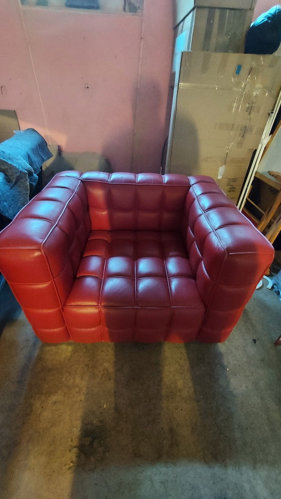 Image 1 of Eyecatcher fauteuil en hocker van G.O.D.