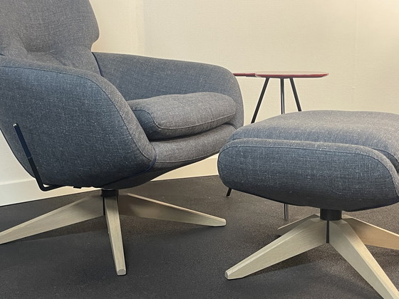 Image 1 of Leolux Lloyd Relaxsessel mit Fußhocker NEU